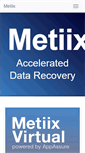 Mobile Screenshot of metiix.com